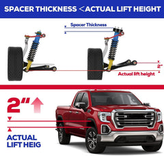 KSP PERFORMANCE side profile of truck with larger tires showing aggressive look