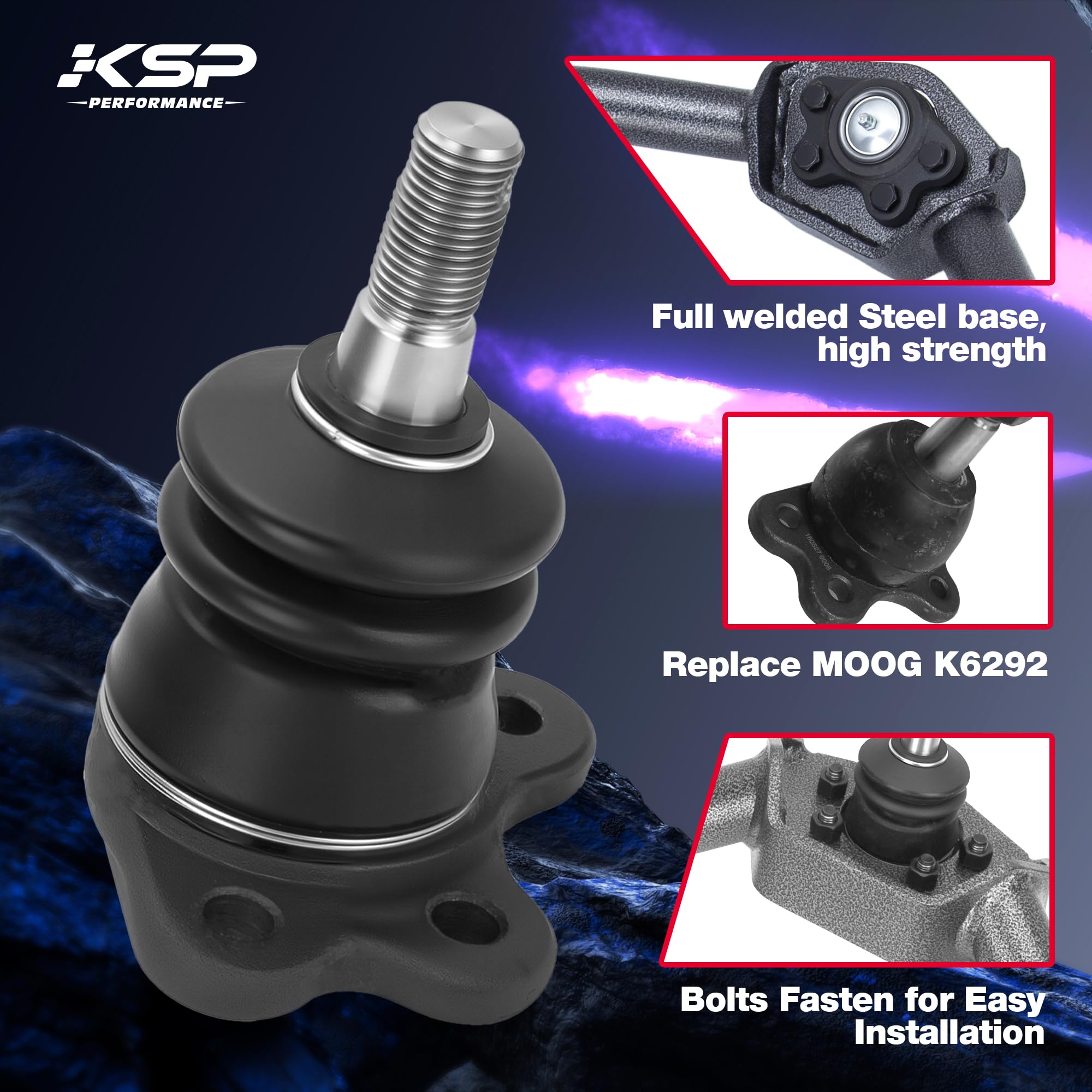 KSP PERFORMANCE control arms next to ruler showing exact scale fitment
