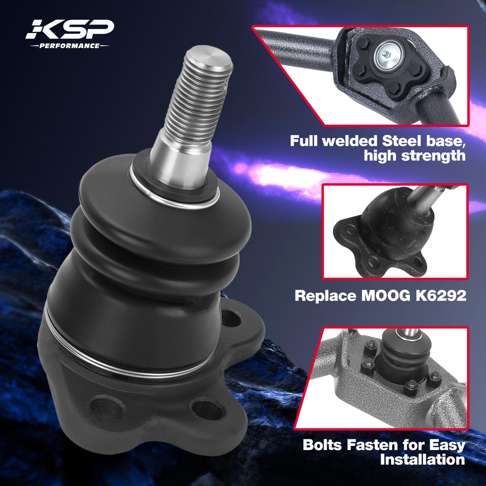 KSP PERFORMANCE control arms next to ruler showing exact scale fitment