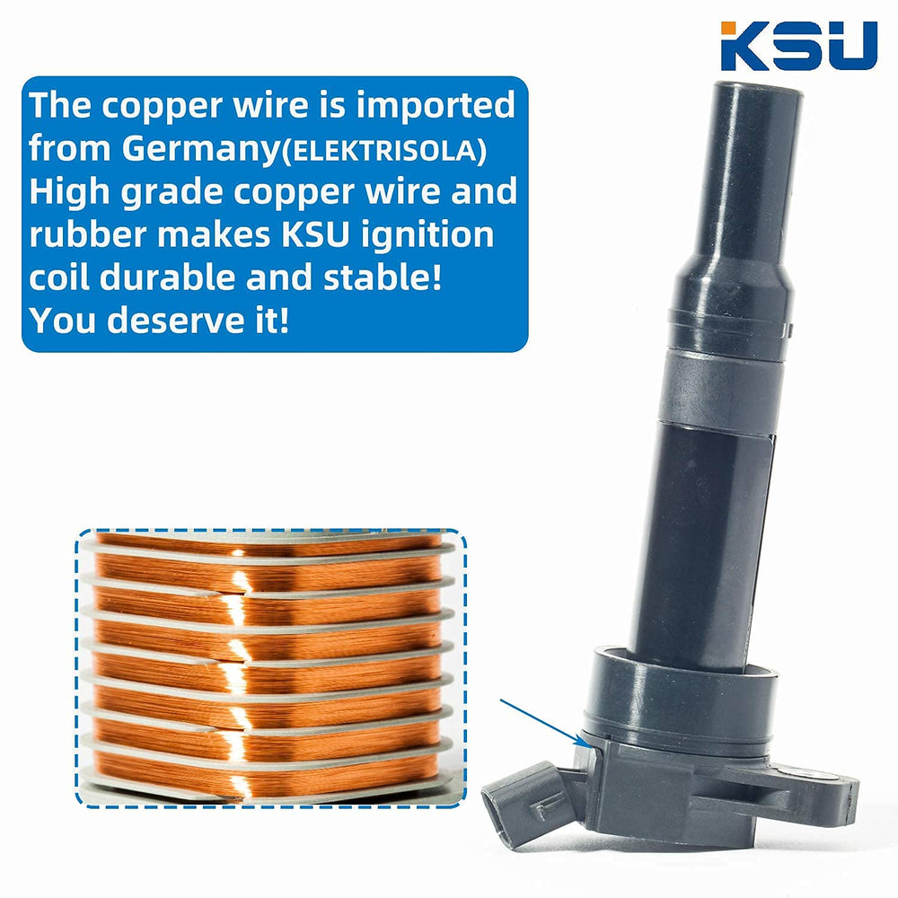 KSU coil next to ruler for size scale, confirming proper dimensions