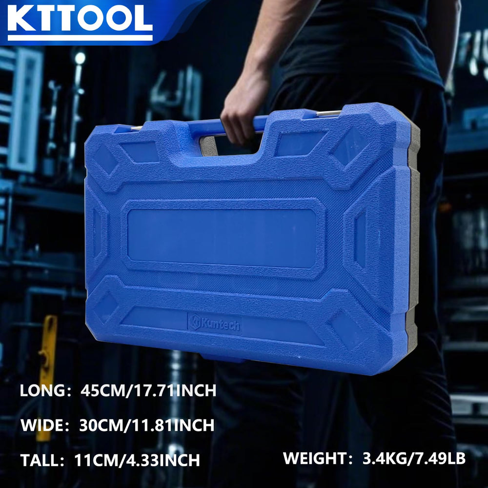 KTTOOL lifestyle garage workbench setup showing professional-ready diagnostic kit