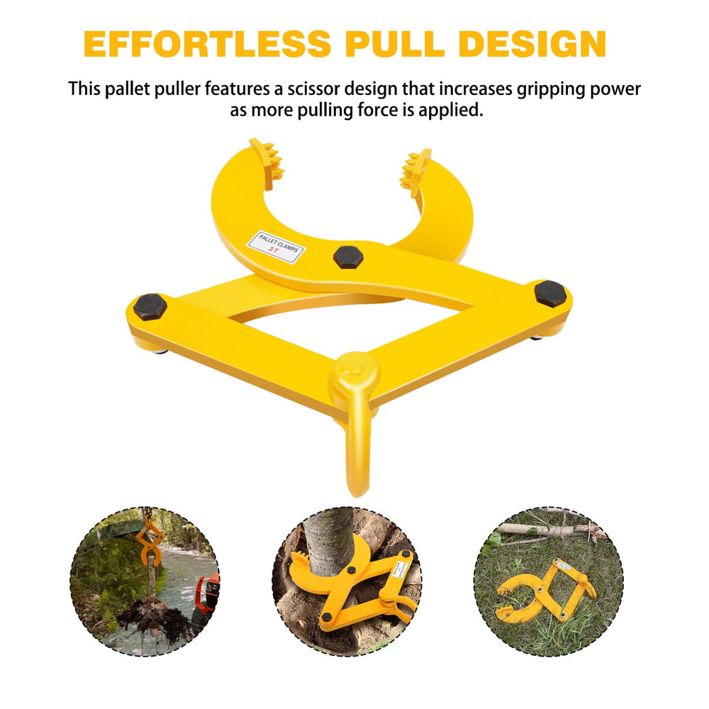 kuailebuy side view of scissor mechanism converting pull into stronger clamp