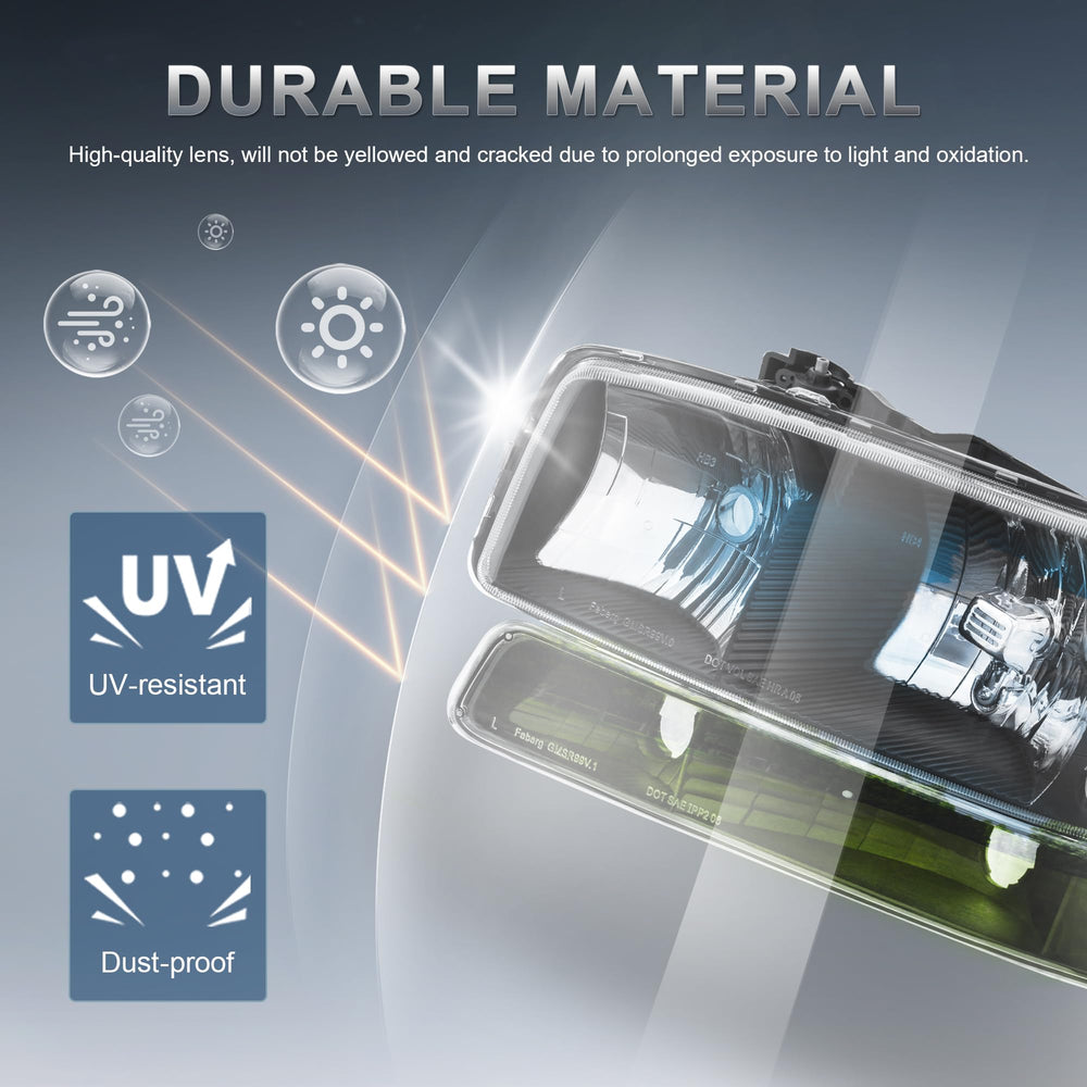 KUIPERAUTO reflector detail demonstrating focused beam and cutoff control