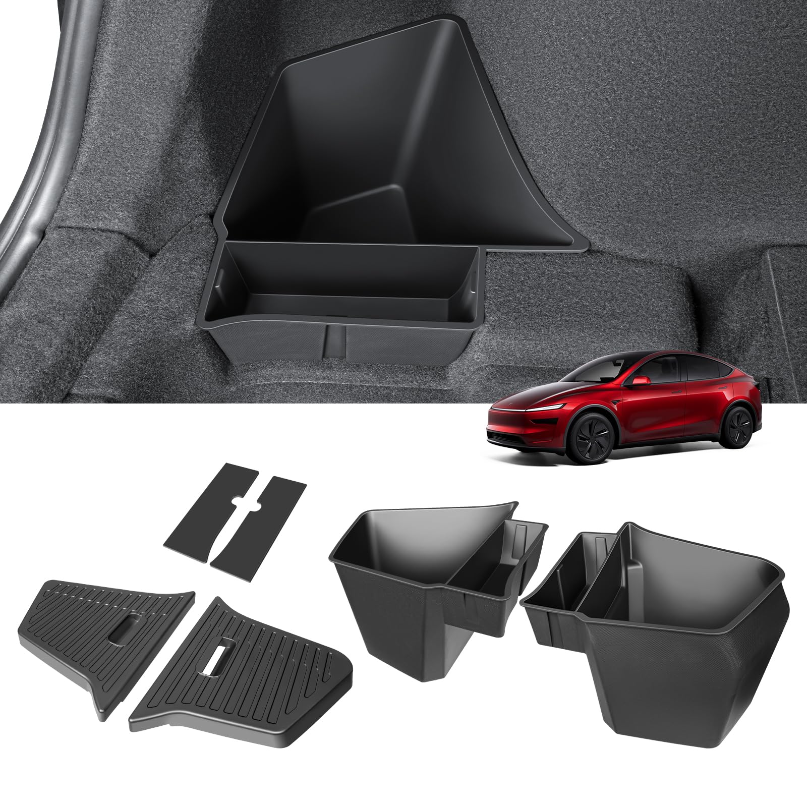 KUNIST front packaging showing Juniper trunk fit and neat storage benefit