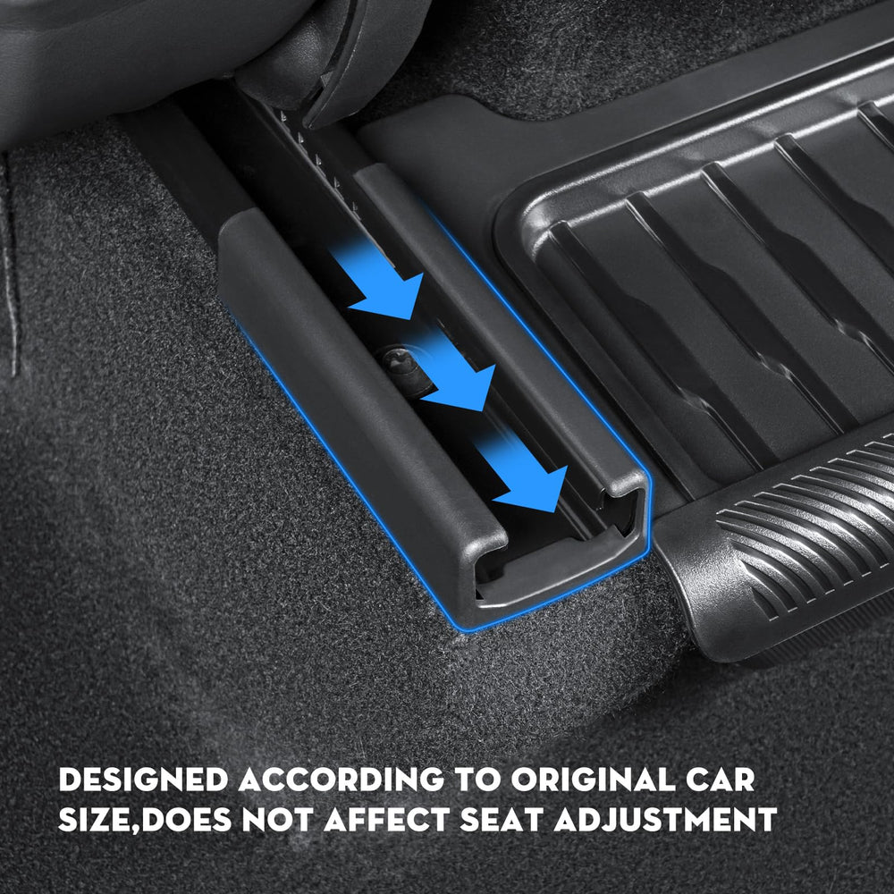 KUNIST lifestyle shot in Model Y rear seat, reduces clutter for passengers