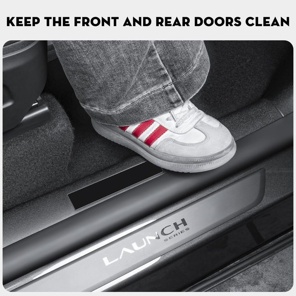 KUNIST rear threshold protector detail preventing shoe marks and dirt
