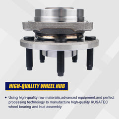 KUSATEC ABS tone ring detail ensuring accurate wheel-speed sensing benefit