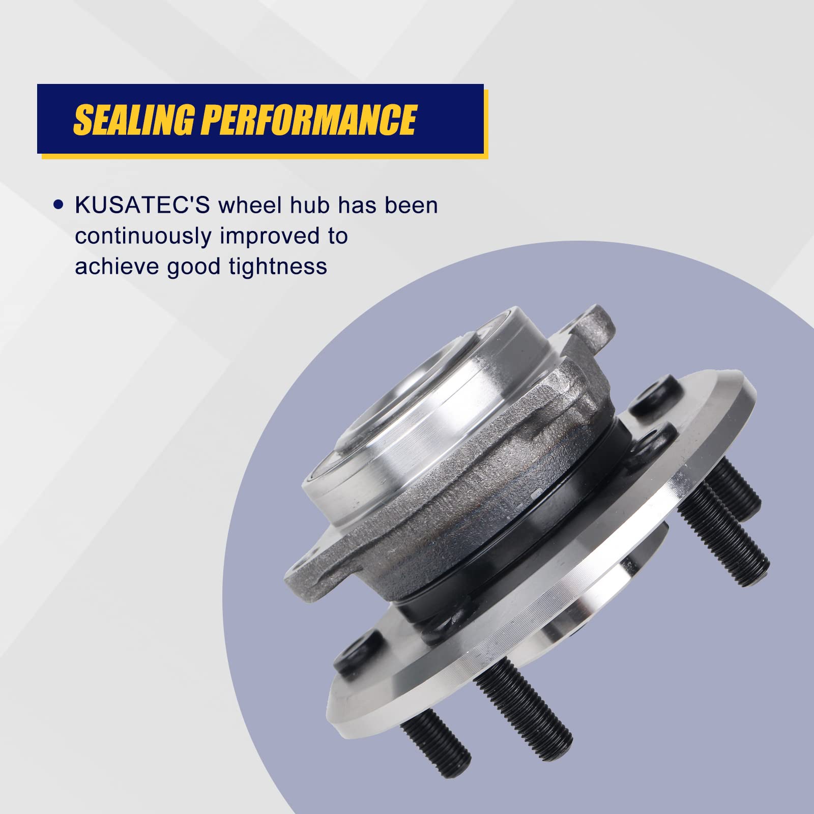 KUSATEC ABS sensor area label focus highlighting compatibility and safety