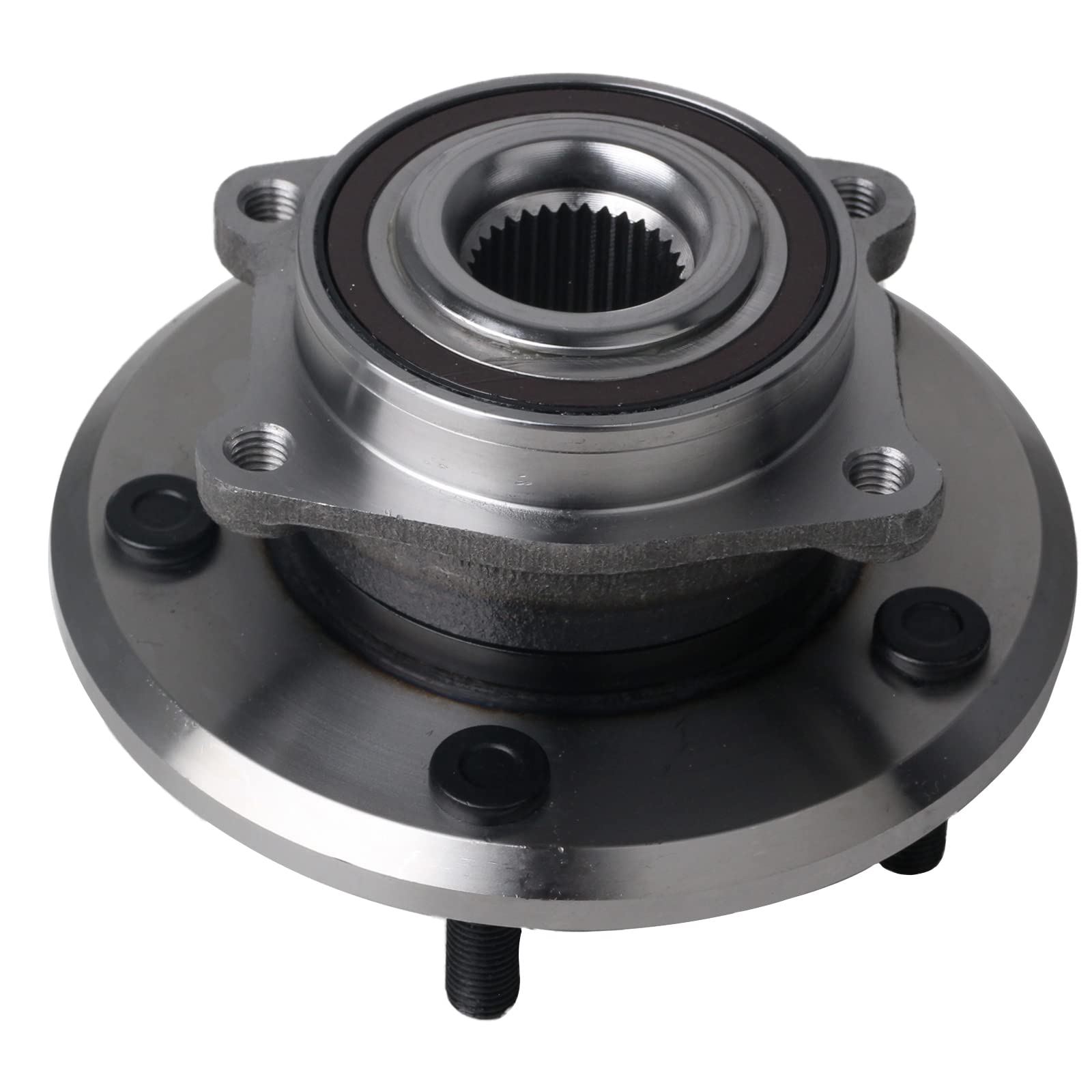 KUSATEC 513286 front hub front view showing mounting points and secure fit
