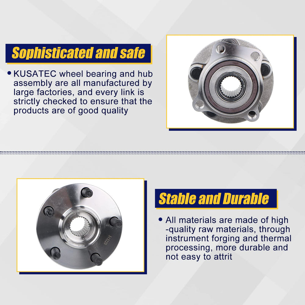 KUSATEC bearing seal close-up protecting against road contaminants