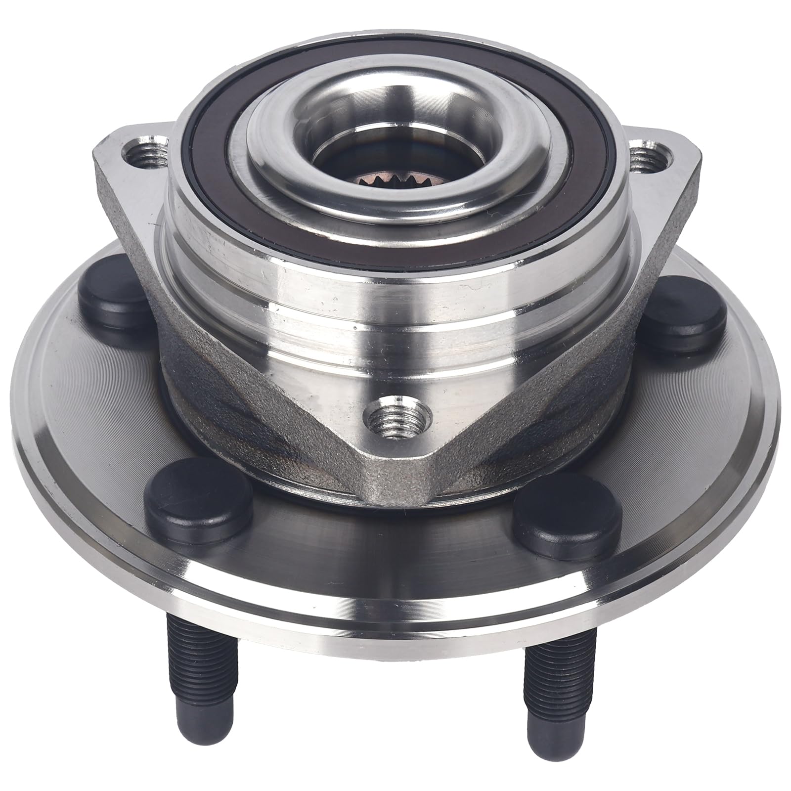 KUSATEC front view of hub assembly showing fit and finish for easy fit