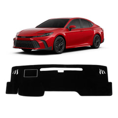KUST dash cover front overview showing neat fit and sun-blocking benefit