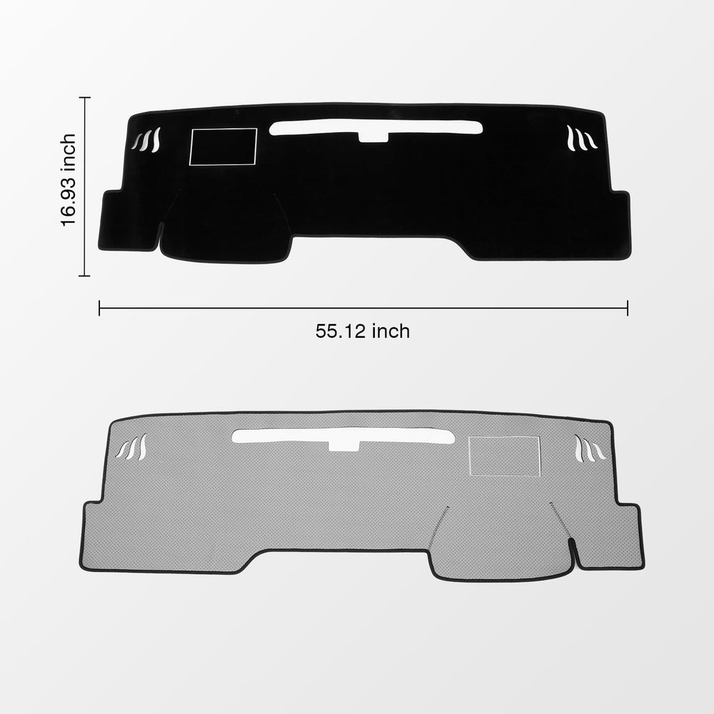 KUST dash cover HUD alignment closeup showing precise cutouts and clear HUD view