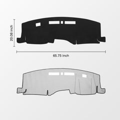 KUST underside silicone anti-slip pattern securing the mat in place