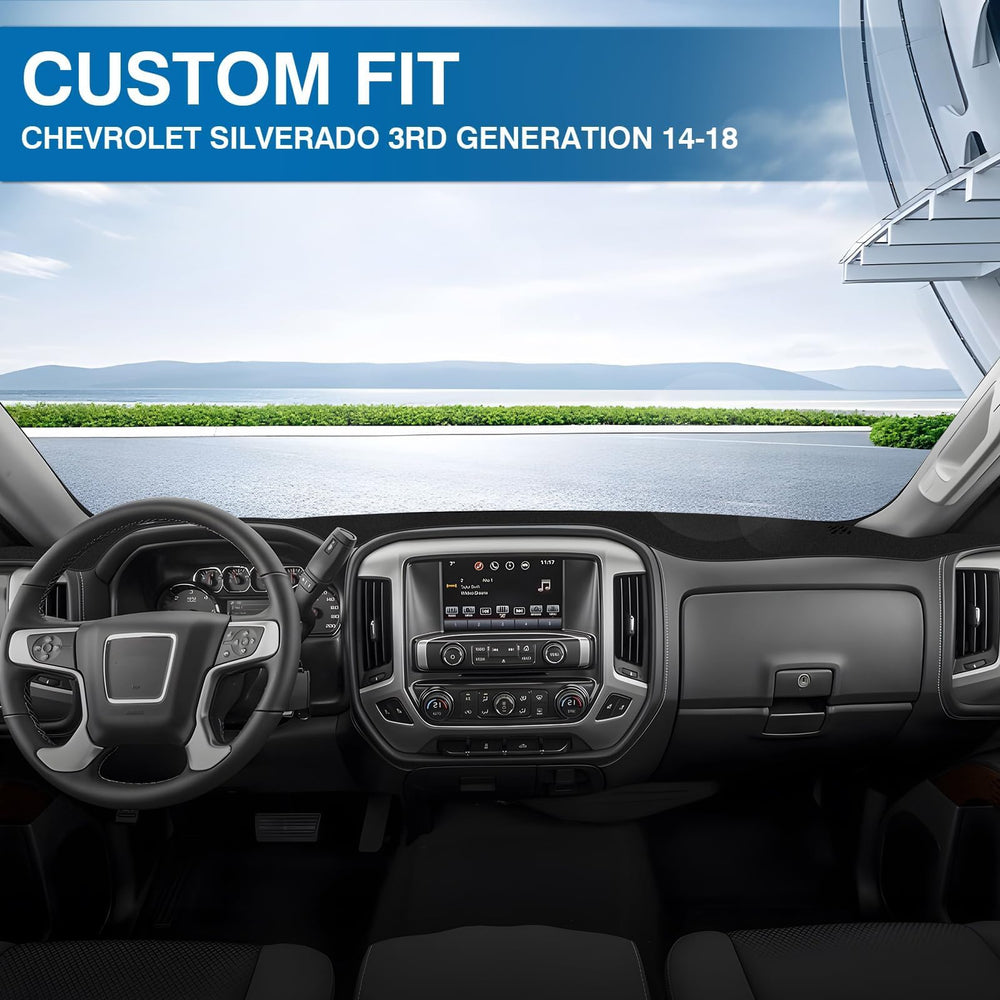 KUST installed view from driver seat reducing windshield glare and reflection