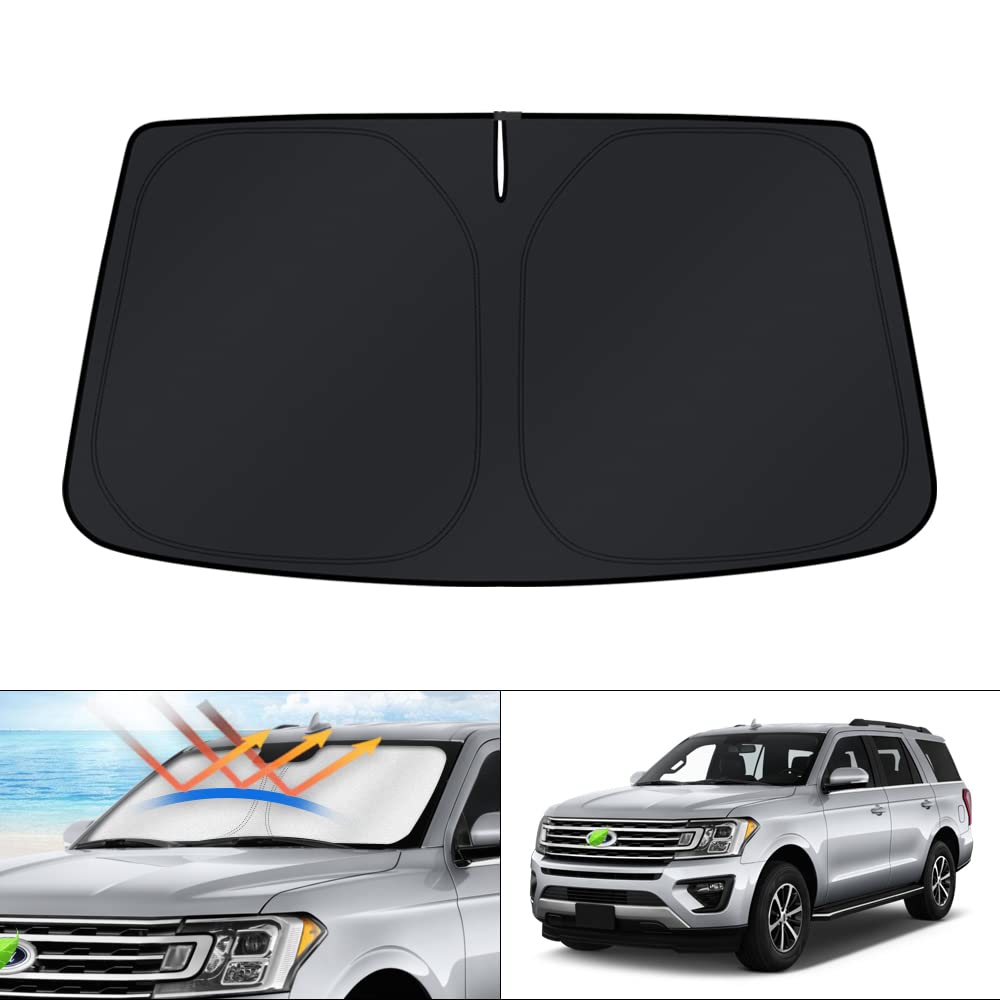 KUST front view packaging showing custom-fit Expedition shade and easy storage benefit