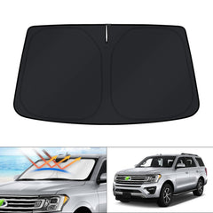 KUST front view packaging showing custom-fit Expedition shade and easy storage benefit