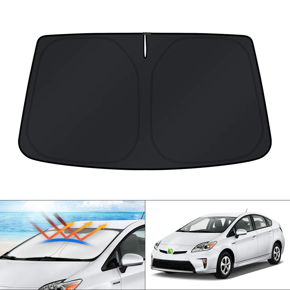 KUST front packaging showing custom Prius hatchback fit and easy install benefit
