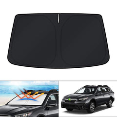KUST installed on Subaru Outback windshield protecting interior from heat