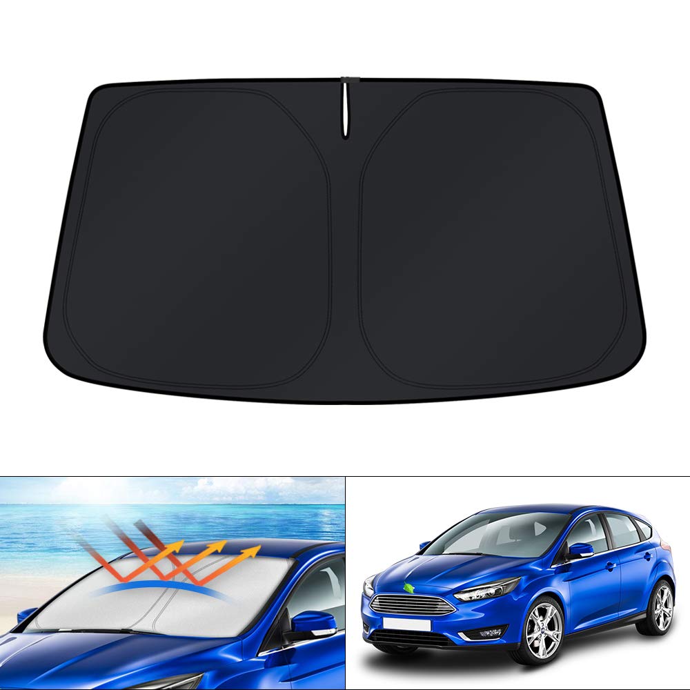 KUST front view installed full-coverage protects windshield