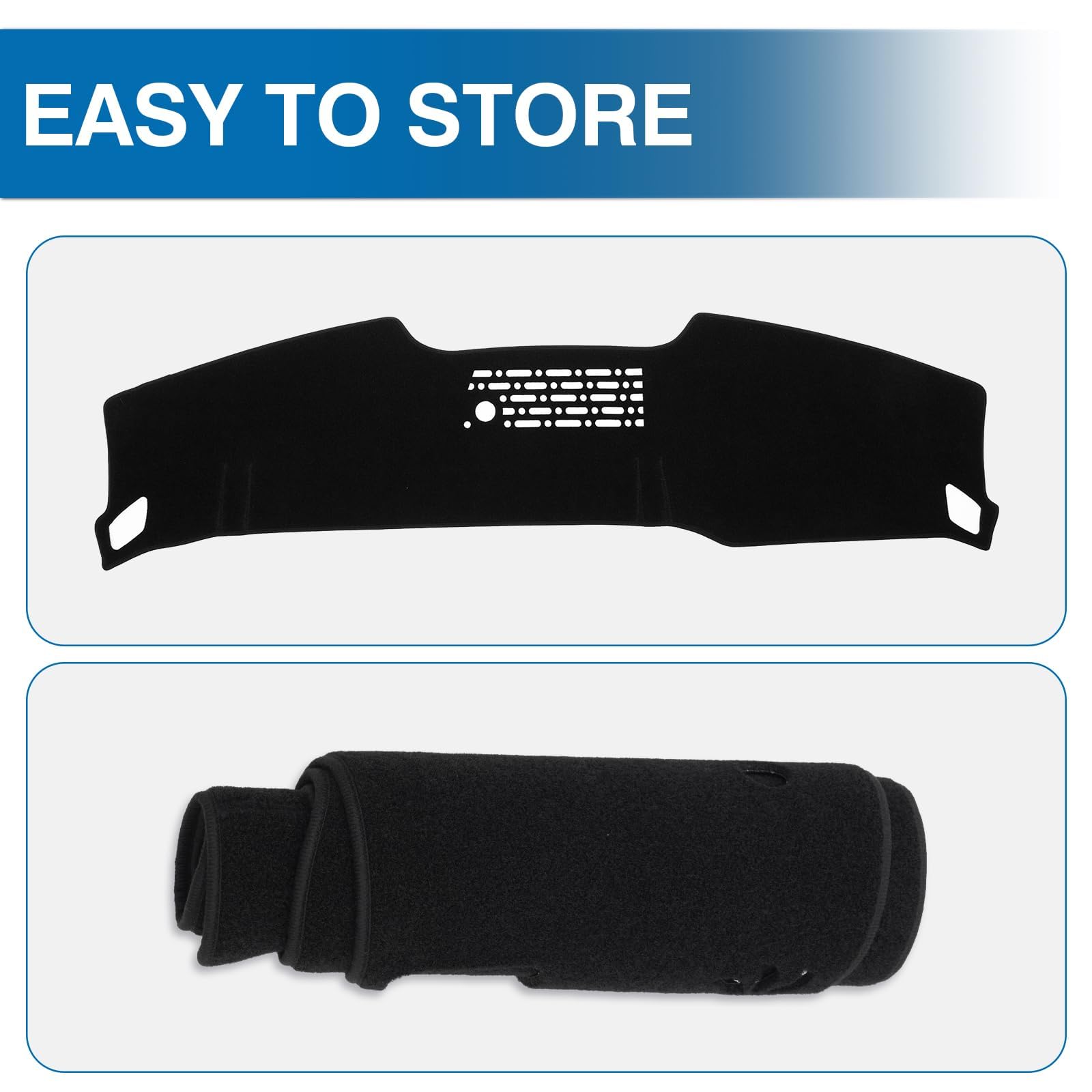 KUST dash cover in Kia K4 interior shielding dash from sunlight
