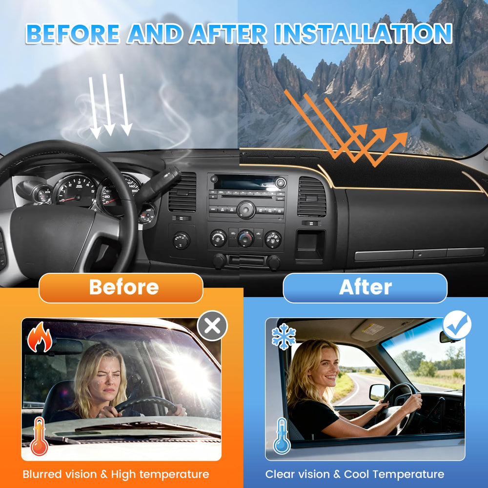 KUST cover in truck interior under daylight reducing sun fade