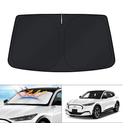 KUST windshield cover front view showing full-fit protection and clean finish