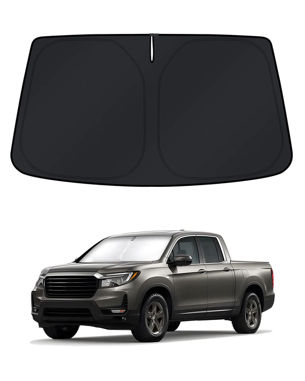 KUST front view showing full windshield coverage and neat fit