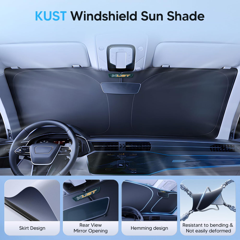 KUST side profile showing gap-free fit across the windshield benefit