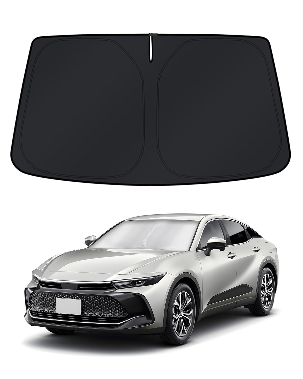 KUST front view showing full windshield coverage and protection