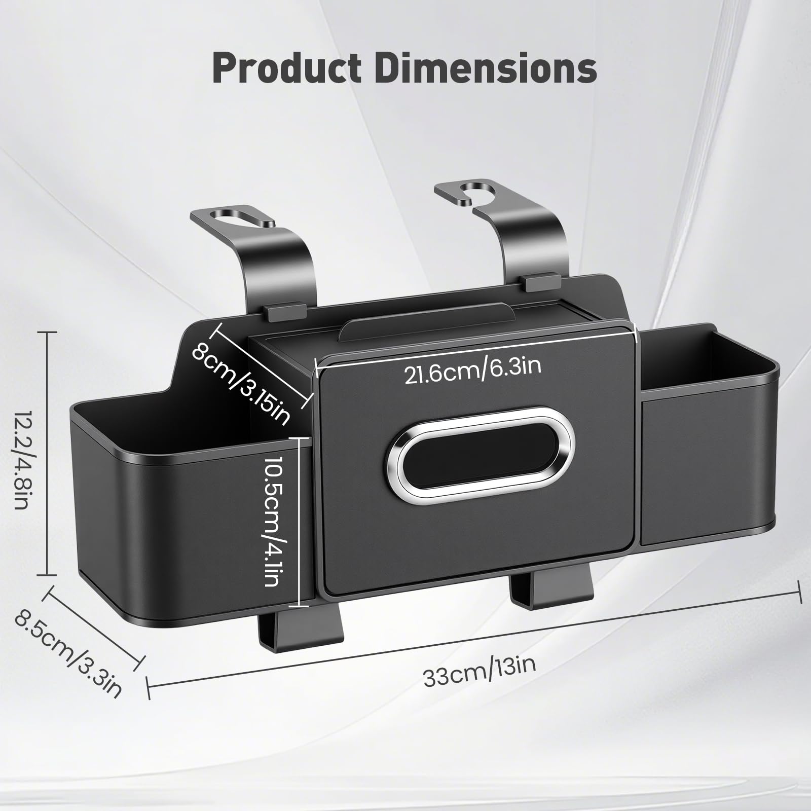 KVEKVE installed in family car illustrating organized travel comfort