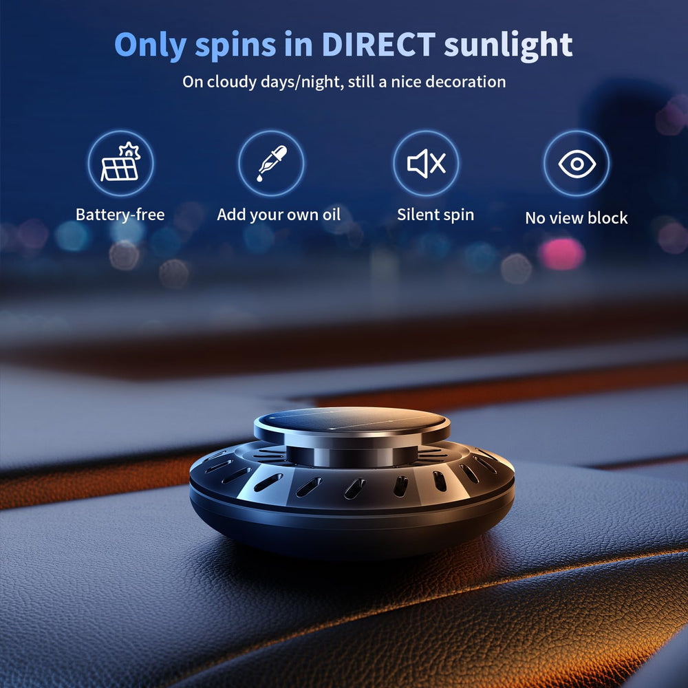 Kwak's rotor spinning detail showing silent rotation and steady scent spread benefit