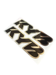Generic KYB close-up of vinyl texture and chrome finish showing durable laminate protection