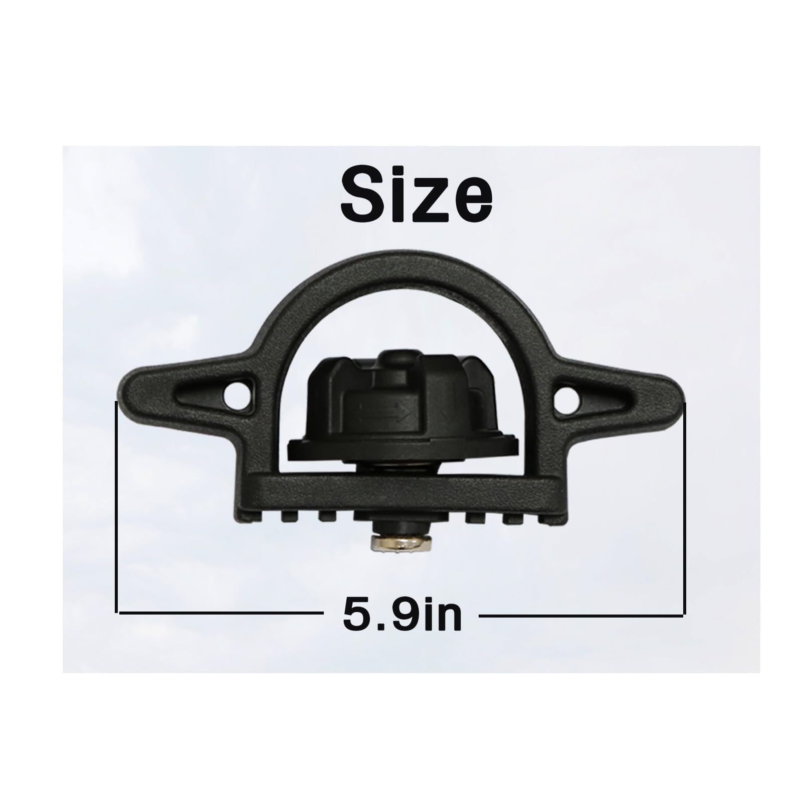 Kyumvio anchors beside a ruler for scale, showing accurate sizing and fit benefit