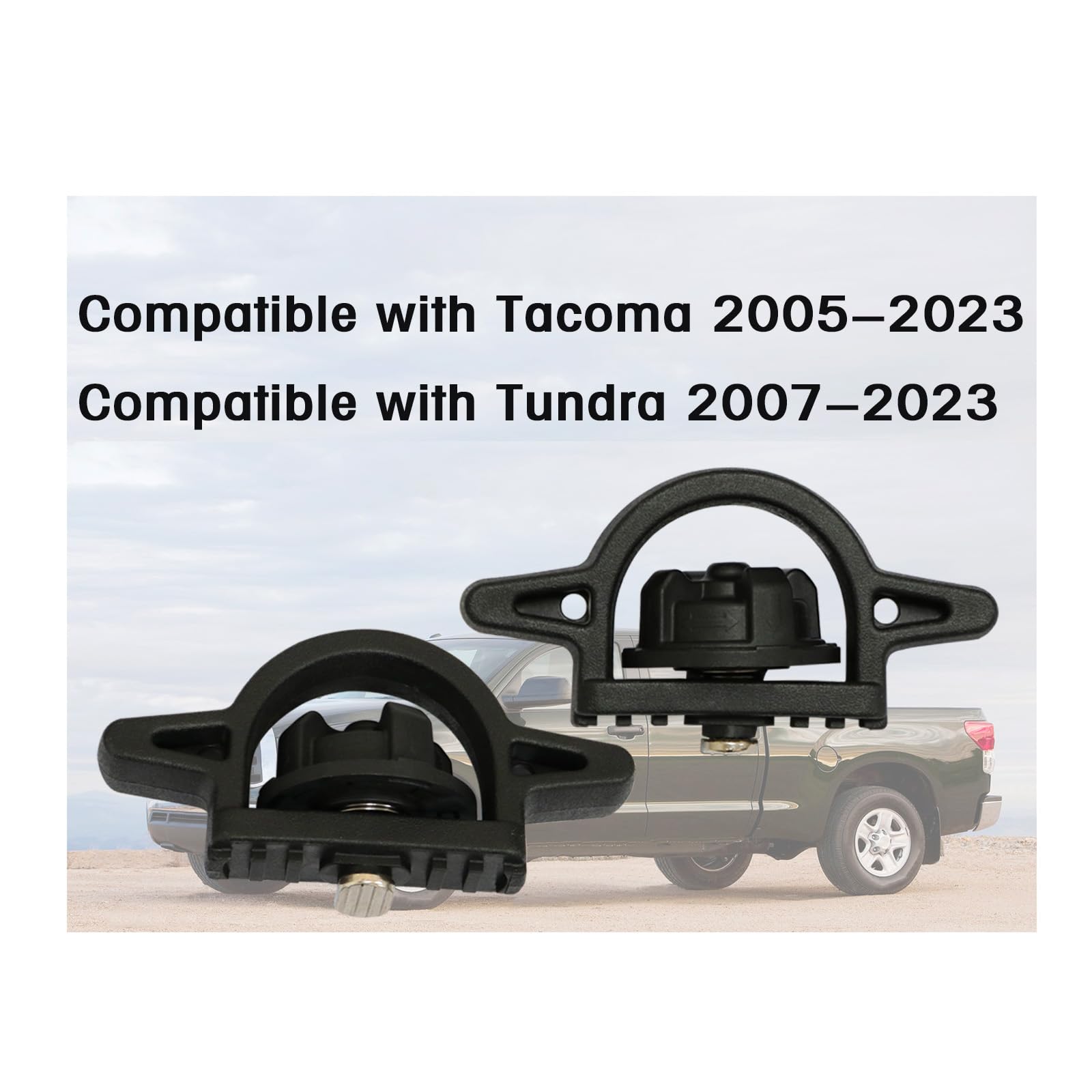 Kyumvio anchors with tie-down straps securing cargo, showing load stabilization benefit