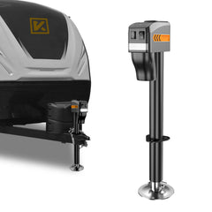 KYX front view of electric jack showing robust build and simple controls