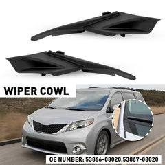 KYYET side profile of installed cowl trim demonstrating seamless edge alignment