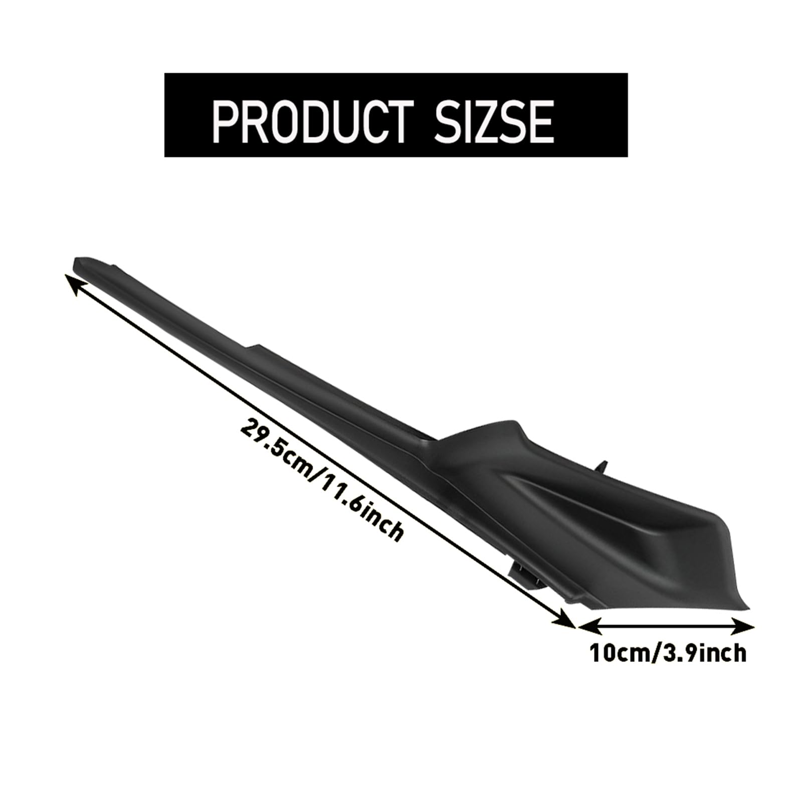 KYYET trim next to ruler showing dimensions for accurate size reference