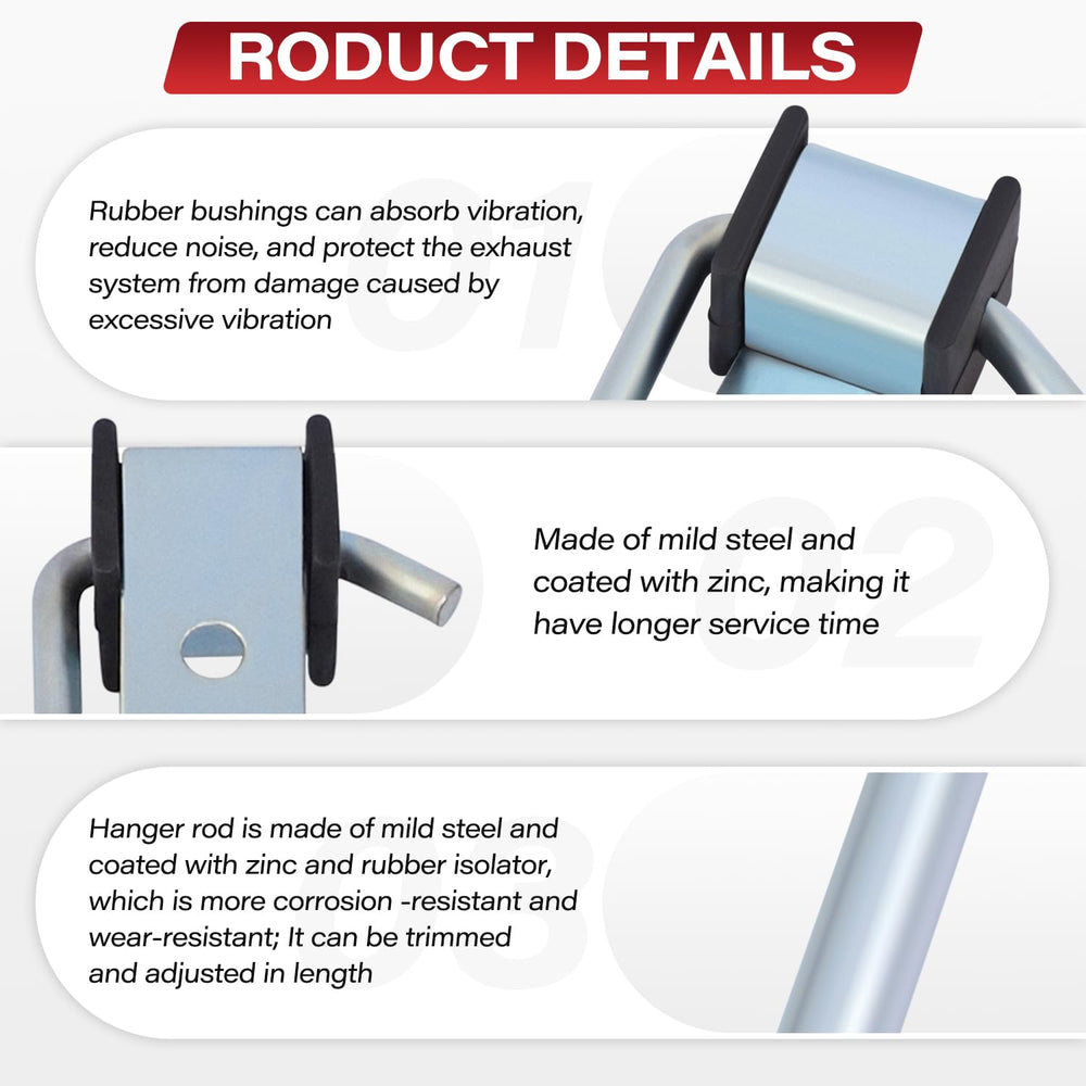 KZDAZ hanger rod next to ruler showing 10-inch length for accurate trimming