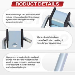 KZDAZ hanger rod next to ruler showing 10-inch length for accurate trimming