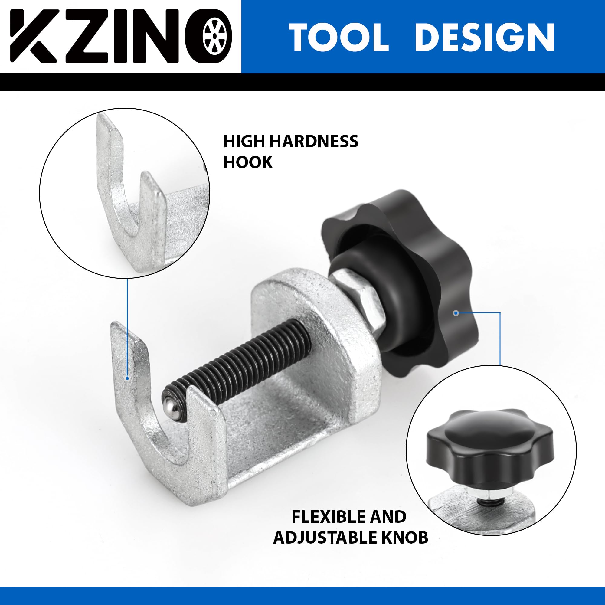 KZINO tool removing a wiper arm with damage-free lifting benefit