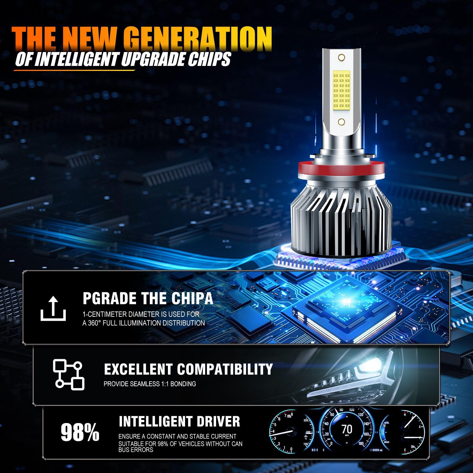 KZNANZN installed high beam on Tacoma for extended long-range lighting