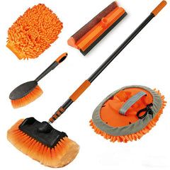 LAANPOLE front overview showing full kit and telescoping pole for versatile cleaning