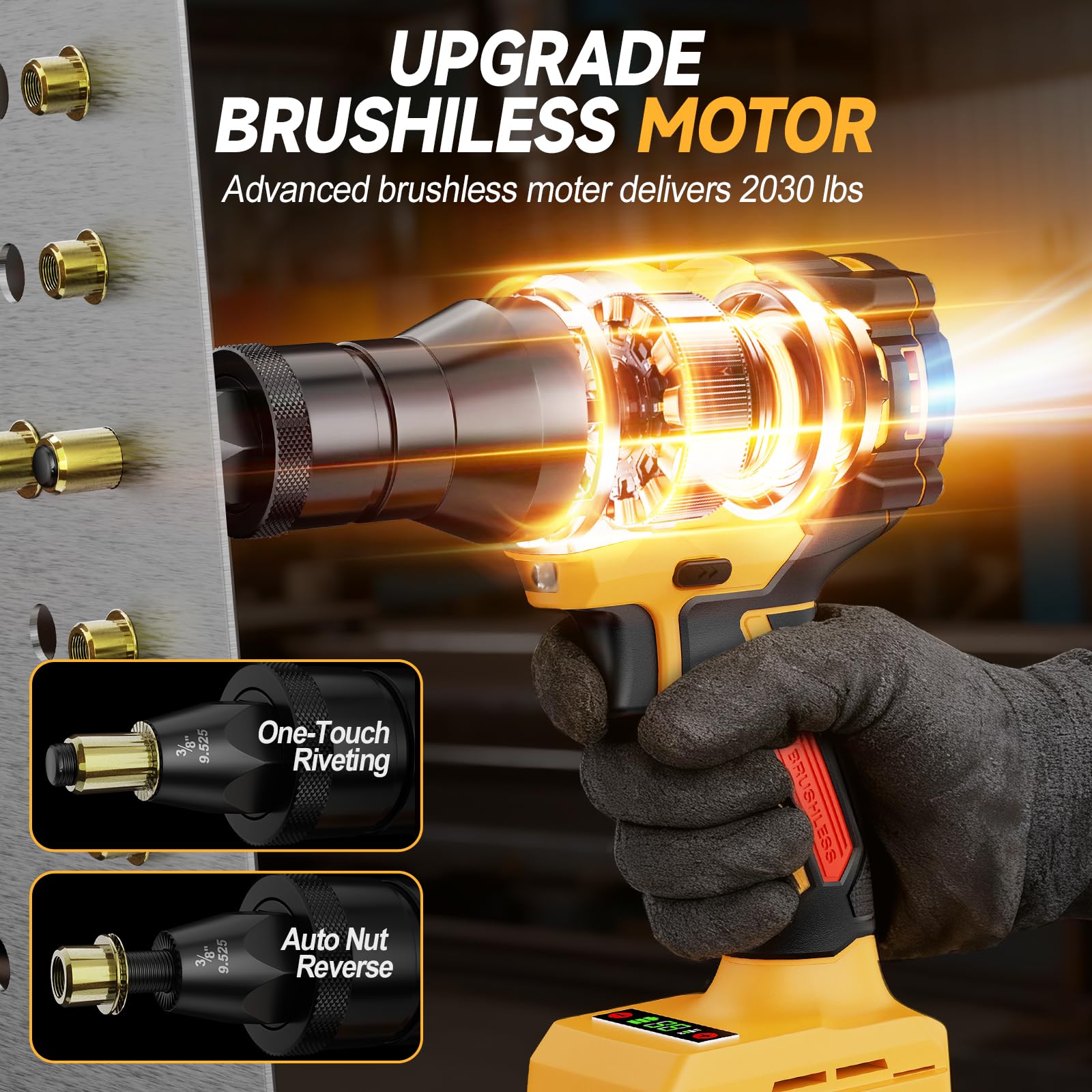 Labfintom brushless motor detail highlighting smooth power and durability