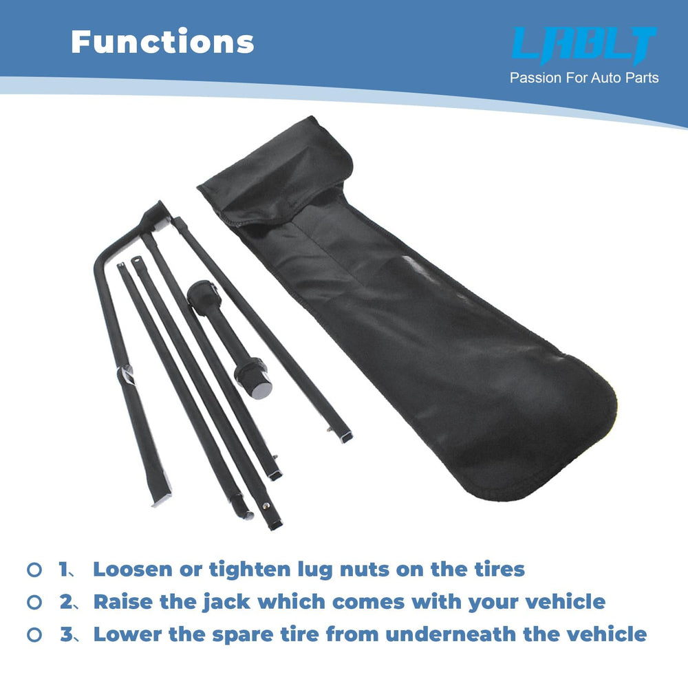 LABLT L-type wrench in use removing lug offering leverage and control
