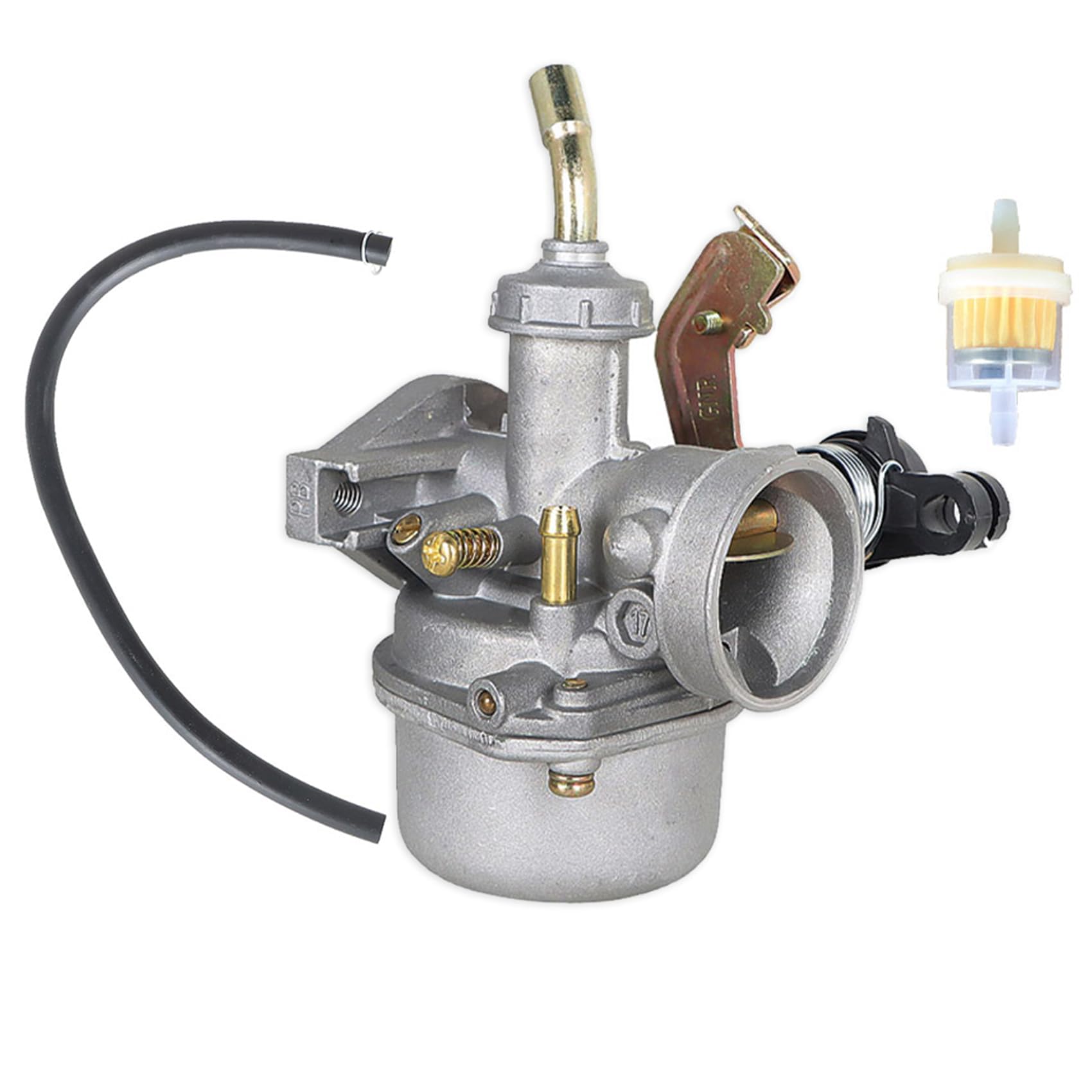 labwork front view of carburetor showing mounting points for easy fit