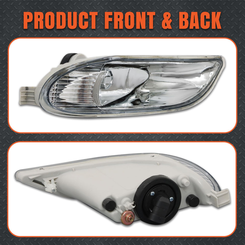labwork clear lens showing beam pattern for improved road visibility