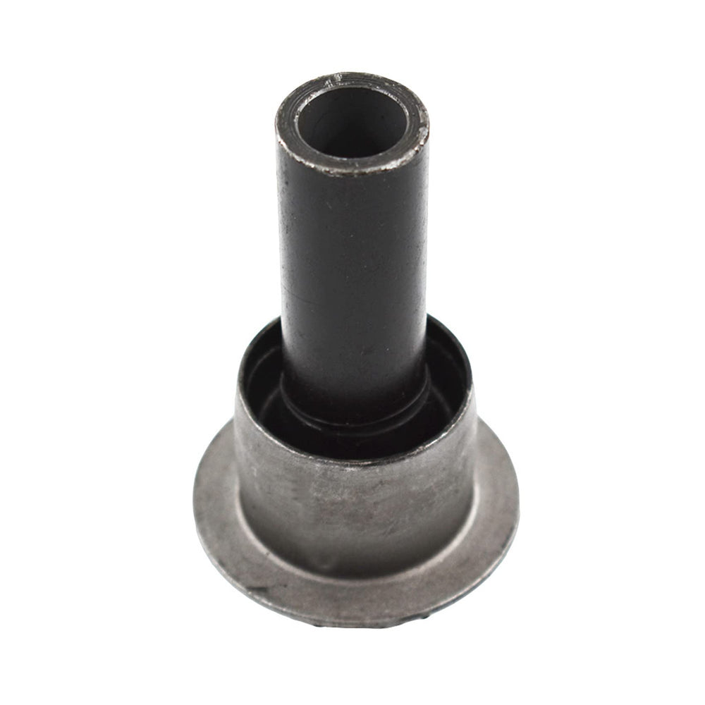 labwork technician installing bushings in garage improving ride feel