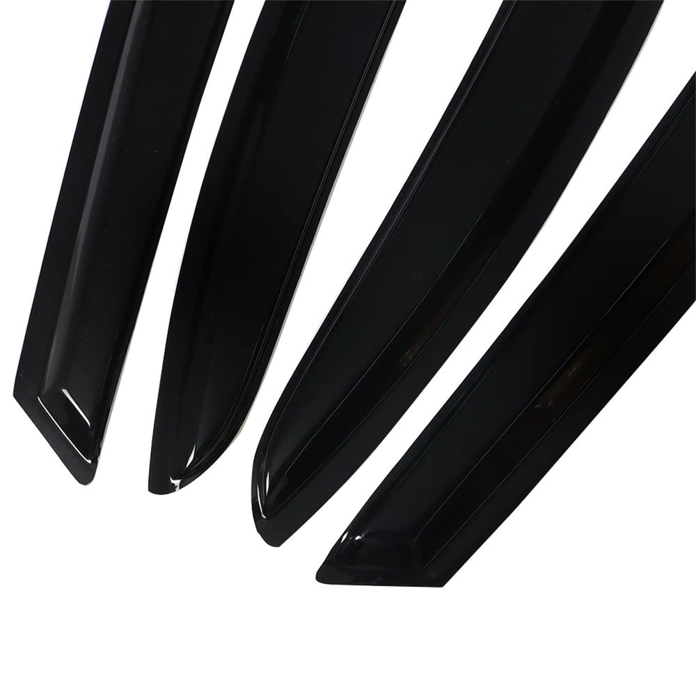 labwork rear passenger side visor aligned to window for wind noise reduction