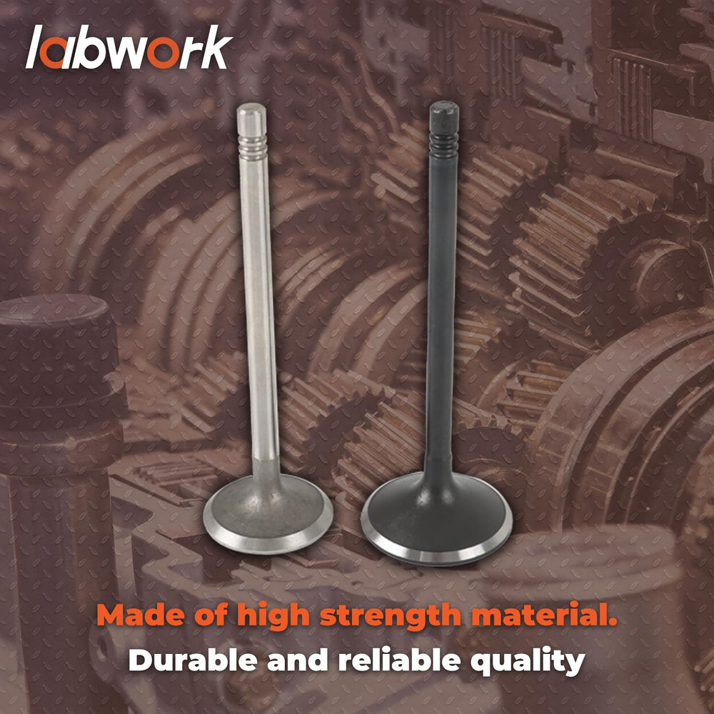 labwork valves seated in a GM ECOTEC cylinder head demonstrating fit and correct clearance